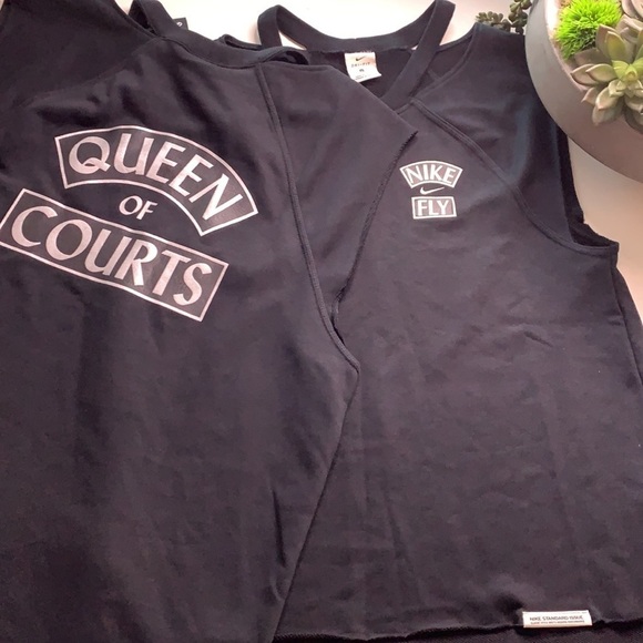 Nike Standard Issue Queen of Courts Women's Basketball Top Black nba new - Picture 9 of 9